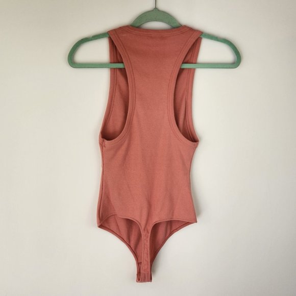 NWT Intimately Free People Ribbed Tank Thong Bodysuit Snaps sz XS - Picture 2 of 8
